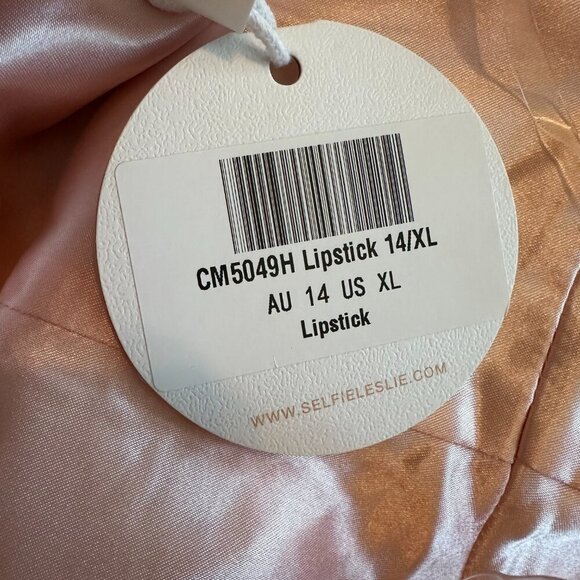 Selfie Leslie Strapless Tulle Dress Gown Full Layered Satin Size XL Women's NWT - Picture 12 of 13